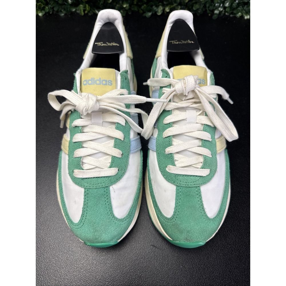 adidas run 70s sneakers Men's Size 8 Green Yellow Adidas - Picture 3 of 10